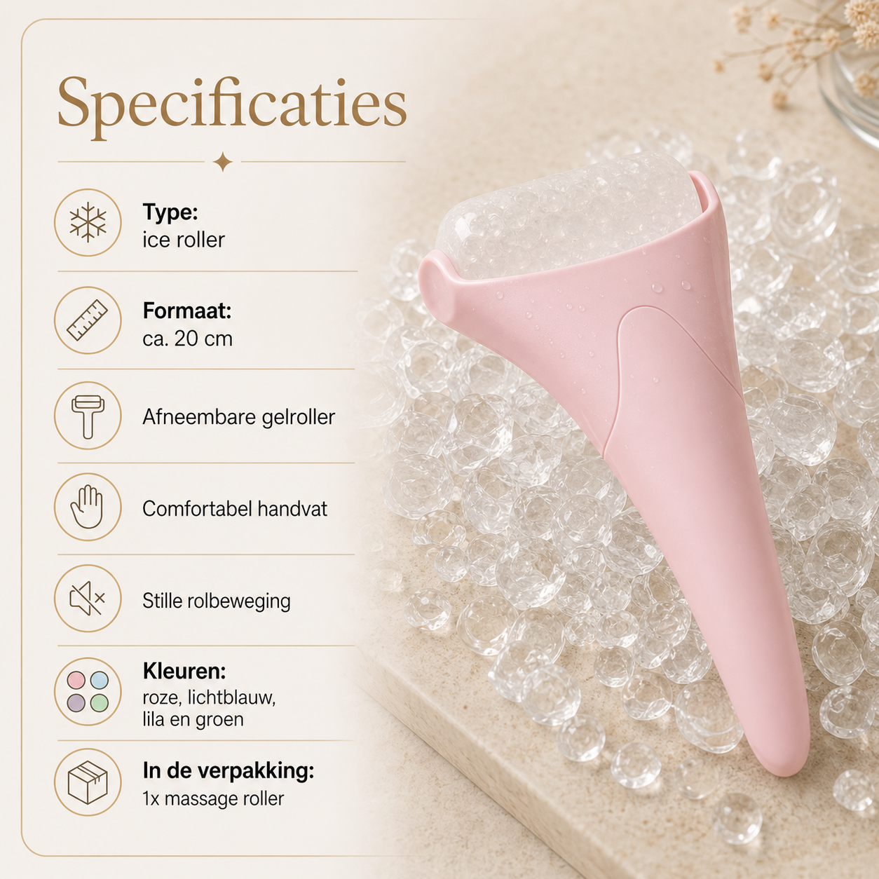 Biamora Glacé™ — IJsroller voor Gezicht & Lichaam