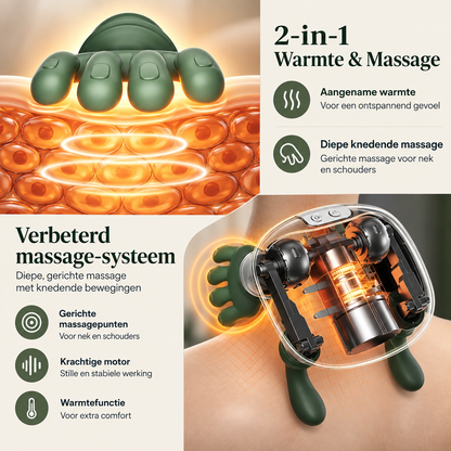 Relivora Warmte Nek Rugmassager
