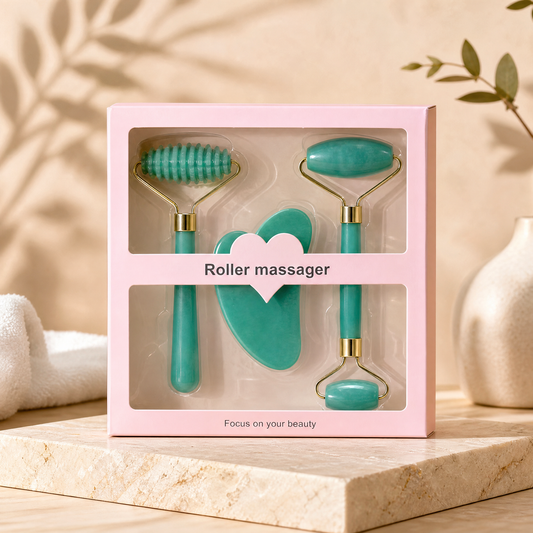 Sérénité — Gua Sha & Jade Roller Set